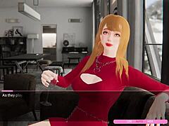 Loving challenge in anime game