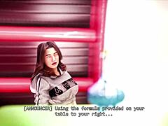 giantess giant woman growth 3d model animation