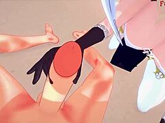 implacable blowjob in azur lane fantasy unfolds in wild 3d hentai