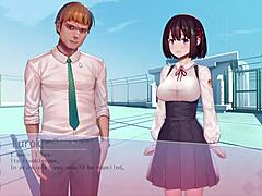 Hgame Schoolgirl Blowjob With Intense Masturbation!