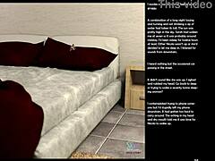 Small gesture episode in 3d cartoon comics