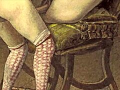 vintage anime hentai illustration with erotic retro cartoon style 😍