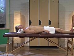 Athletic Babe Mia Lelani Fucked Doggy Style and Gets Jizz on Her Fake Tits