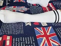 Jalkapallo-ottelun jälkeen nappasin tämän kireän ammattilaispelaajan ja hänen monsterkyrvänsä 😏🏈