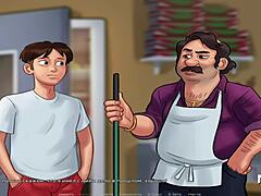 Summertime Saga featuring big mature Mexican ass in episode 1 43