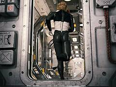 Emotional release inside her in hentai sex