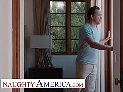 Naughty America Kendra Spade Flirts And Fucks Neighbor