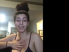 kat tetona shows her big tits and boobs