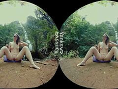 Yanks Hottie Sierra's Shaved Pussy Climax Outdoors