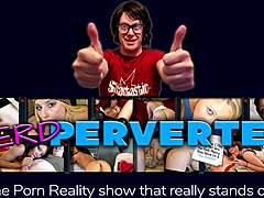 Oh man this incredibly cute ebony princess is sucking that nerd's cock like a pro in her casting interview