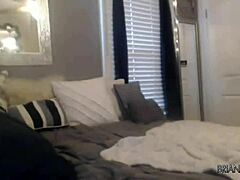 Briana Lee puts on a solo webcam show with natural tits masturbation in April 2015