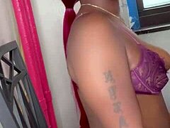 Stepsister sucks stepbro's 11 inch bbc in taboo amateur action