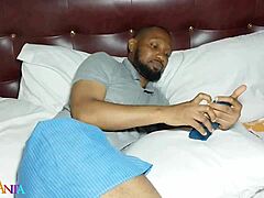 Joy sucked cock wetly before hard doggystyle and cum