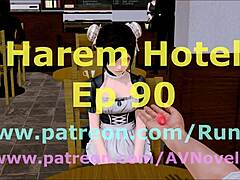 In Harem Hotel 90, anime adventures unfold