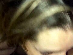 Fat slut blonde takes sloppy deep mouth and ass from her friend