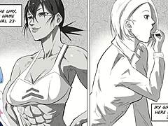 girls night out turns wild in futanari hentai cartoon adventure