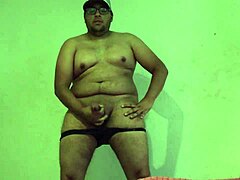 Whoa! Horny milf shakes for big latino monster cock and cum explosion