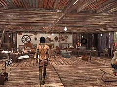 What does Chyler Leigh's top model look like in Fallout 4 fashion?