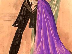 vintage antikk tegneserie anime hentai retro illustrasjon