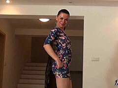 Pov bitch endures hardcore fucking in every hole for eager babe