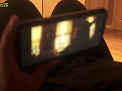 Watching Netflix with my stepsister, but I couldn't resist putting my cock in her mouth almost getting caught?