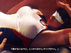 rena senpai, why are you teasing with that baton in this 3d pov anime?