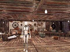 What does Chyler Leigh's top model look like in Fallout 4 fashion?