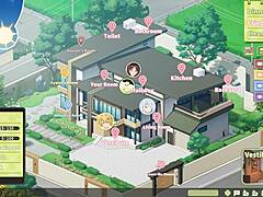 Summer Clover Harem Hentai Game Ep 8: Caught Half Naked with Huge Boner