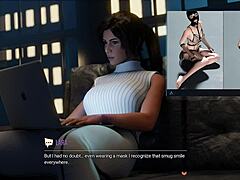 Playing Croft Adventures Lust Path With Big Tits And Shaved Pussy.