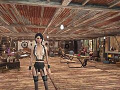 What does Chyler Leigh's top model look like in Fallout 4 fashion?