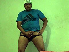 Whoa! Horny milf shakes for big latino monster cock and cum explosion