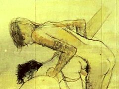 Is this vintage erotic cartoon anime illustration?