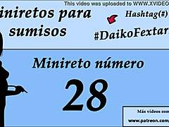 In this mini JOI session, the dominant lady instructs submissive viewers to obey and cum.