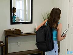 Naughty Teen Kourtney Rae Takes Monster Cock Handjob And Hard Fucking With Big Boobs