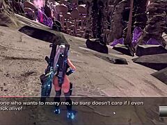 Aria Genesis hentai game features intense cuckolding sex in 3D cartoon action.