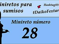 In this mini JOI session, the dominant lady instructs submissive viewers to obey and cum.