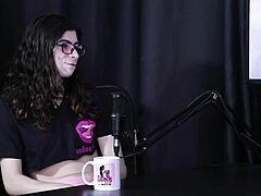 Transsexual Yumi Trap shares anal sex tips and bullying stories in sheer red!