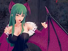 omg this 3d cartoon pilot with morrigan sends us to a fantasy world for wild hentai fucking scenes 😈🔥