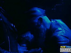 Extreme macho German leather 3-way