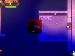 In this hentai game, my friend gets fucked on the beach with a monster cock. 😈