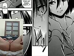 watching shingeki no kyojin premiere with big ass latina hentai