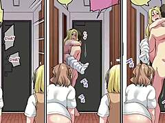 Papa Katsu Gal Brings Friend for Reversal Hentai