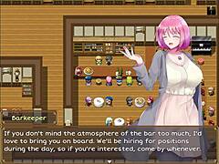 Horny Client Grabs Waitress Tits in Massage - Philana Elixir Part 2