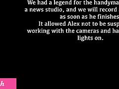 I invited the handyman to watch me masturbate with toys