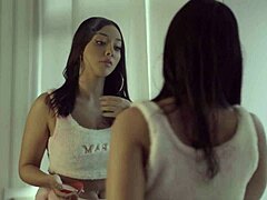 Hot Brunette's Intense Anal Backstage Action