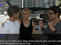 Sletterige huisvrouw in dienstmeisje cosplay plaagt grote lullen in jacuzzi bad. Blonde sappige kont wordt wild en sexy!