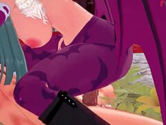 omg this 3d cartoon pilot with morrigan sends us to a fantasy world for wild hentai fucking scenes 😈🔥