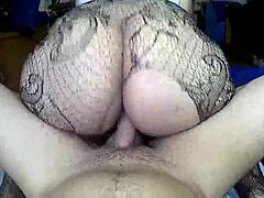 Hot Latina roommate rides chubby friend's big cock in dorm cowgirl style.