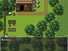 Tanned girl Natsuki in hentai game episode 6