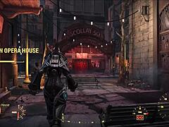 fallout 4 power armor and fuck with brunette anime hentai game cartoon